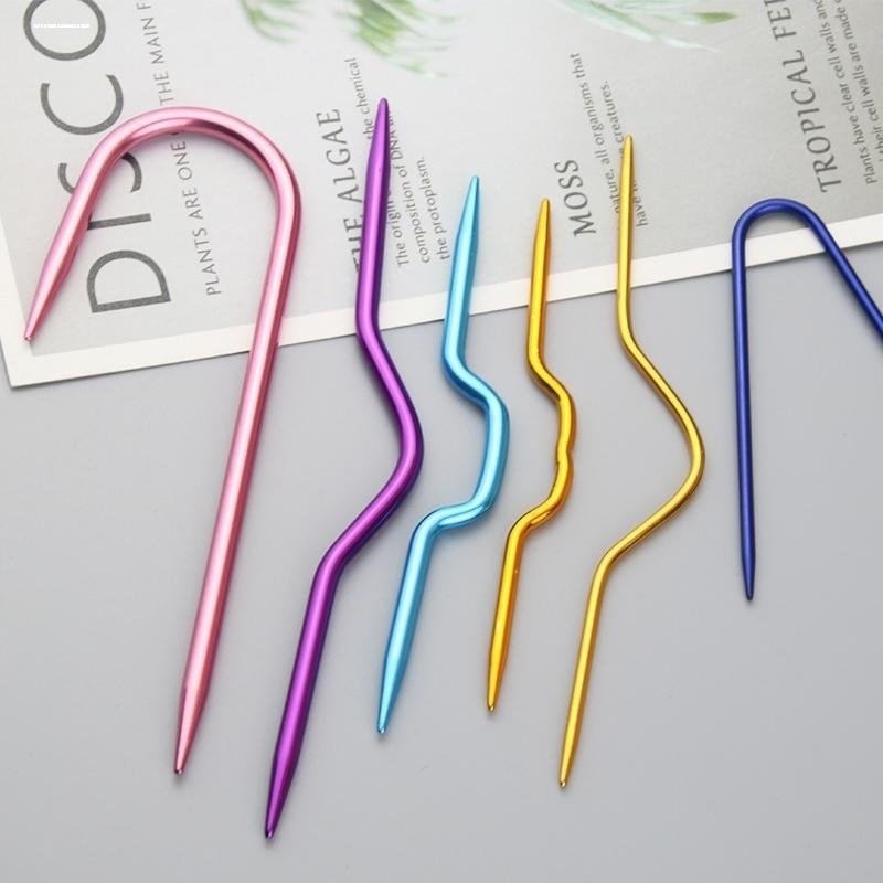 SKC金属铝麻花针diy新手编织工具