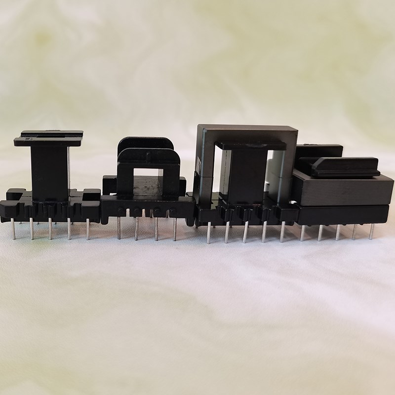 磁芯EF25立式骨架5+5 u卧式4+4 5+5锰锌铁氧体高频变压器电感