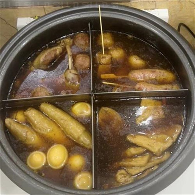 电饭锅内胆分格分隔板串串v关东煮隔板香分类工具电饭煲菜品分盘