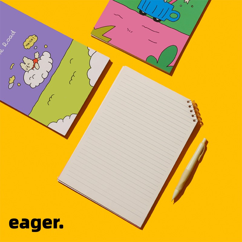 插画师合作斜扣活页本b5高颜值硬皮可拆卸笔记本记事本