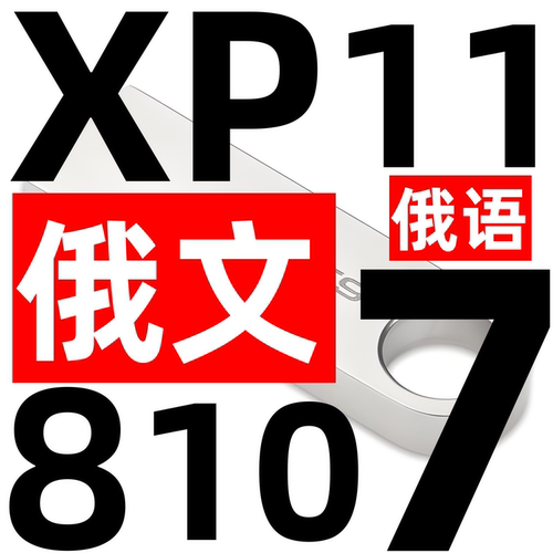 俄罗斯俄文版 俄语 windows xp 7 8 10 纯净win 11 系统安装u盘