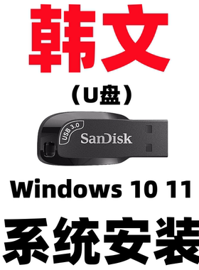 windows 10韩版w10韩语原版纯净win 11韩文版w11系统iso安装版u盘