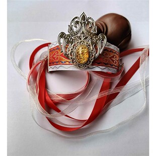 古装头饰汉服男女武侠侠客古代马尾头冠古风红色束发冠花木兰配饰