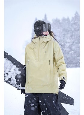 awka滑雪服女男士2025新款防水防风3L加棉滑雪上衣卫衣秋冬季