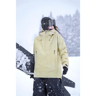 awka滑雪服女男士2025新款防水防风3L加棉滑雪上衣卫衣秋冬季