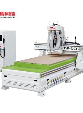 全新全自动DF-NC6数控开料机（两轴+钻包）加工板式家具橱
