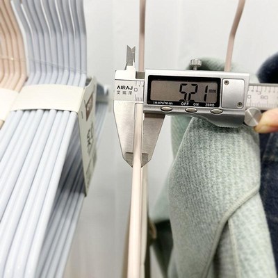 宏尔康衣架45cm成人实心浸塑加粗衣服撑子衣挂加厚加大挂衣