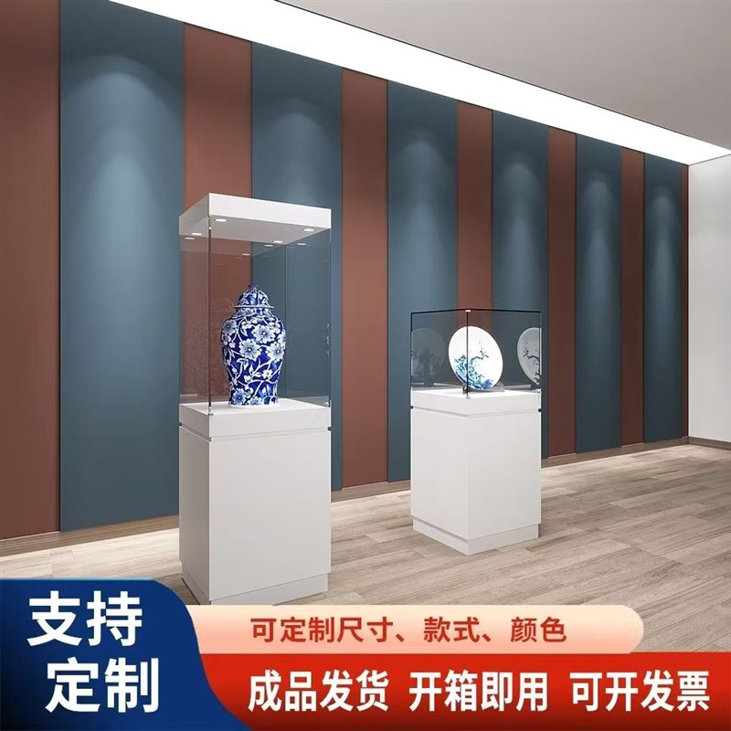 博物馆展示柜古玩历史遗址陈w列展柜陶瓷古董工艺品展览玻璃独立