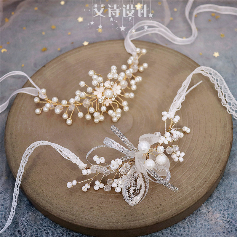 甜美儿童表演手腕花幼儿园跳舞新娘伴娘超仙演出婚礼舞蹈手环绑花