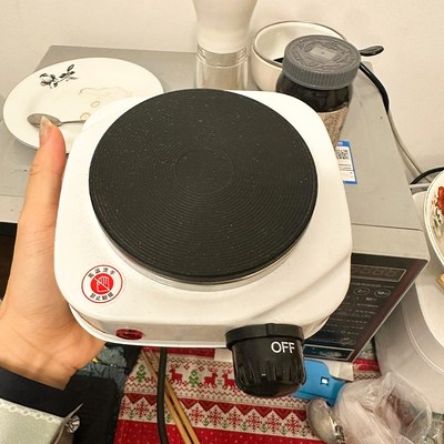 110V美规欧电陶炉500W小电磁炉多功能电热炉摩卡壶煮咖啡热奶热茶