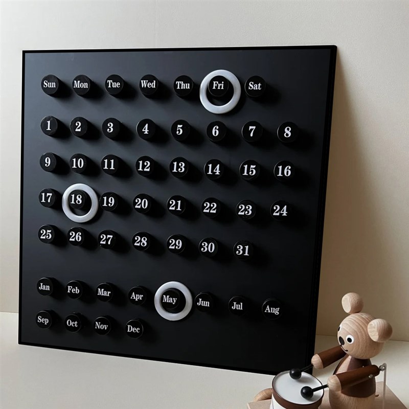 电表箱装饰画数字日历标识牌冰箱贴黑板画电闸盒电源开关遮丑神器