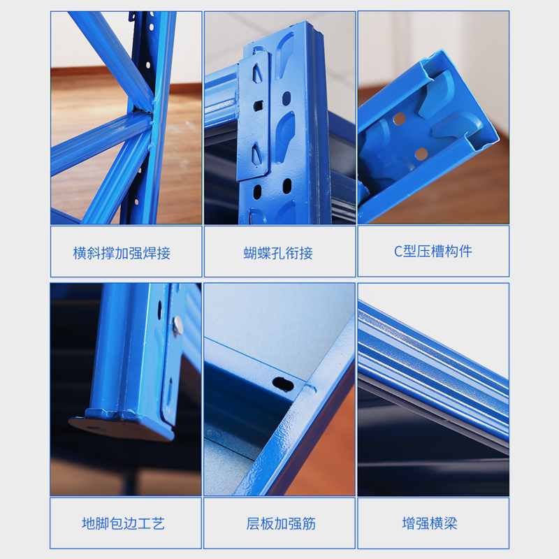 货架仓储货架置物架多层铁架子储藏室储物架多功能简易.商用货物