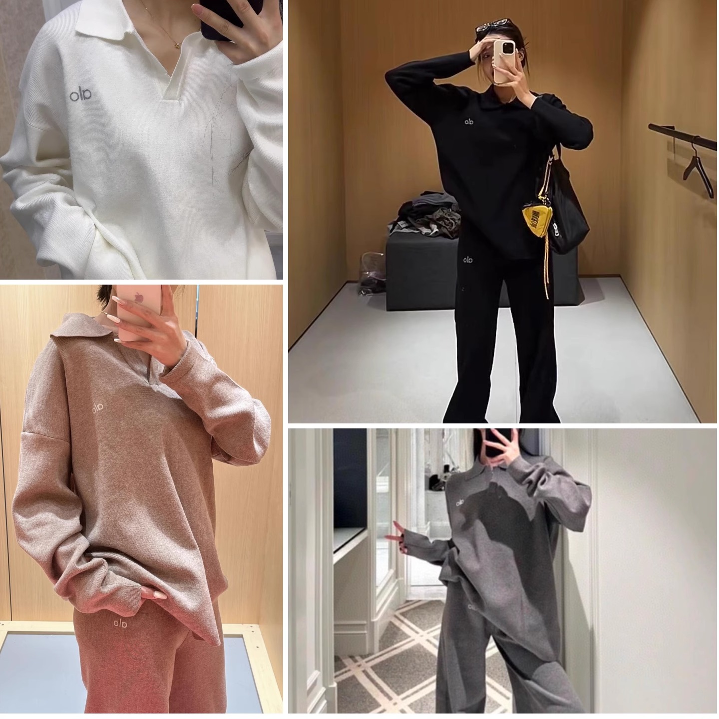 AloJisoo款春秋老钱风针织衫