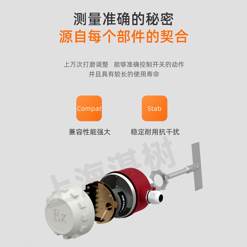 阻旋式料位开关物位料位计控制限位传感器螺纹J安装可定制24v/220