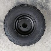 耐磨胎X8越野轮毂N卡丁车16四轮轮胎RU7寸 公路7寸 胎