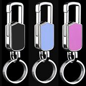 锁匙扣创意个性 腰挂圈不锈钢 情侣钥匙链挂件环汽车钥匙扣女生男士