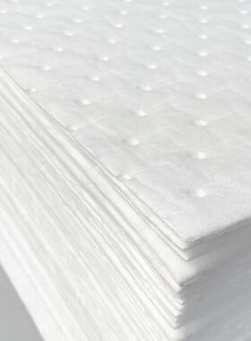 吸油  超强2mm吸油毡片 片吸油棉吸010附棉 点片复合压工业吸油棉