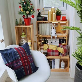 实木框子书架木i箱花架超市木箱置物架花店展示装饰幼儿园储物柜