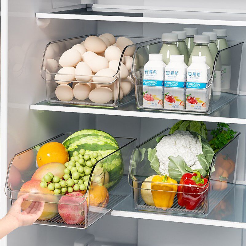 冰箱收纳盒鸡蛋保鲜食品级专用整理神器J厨房饮料蔬菜筐盒子抽屉
