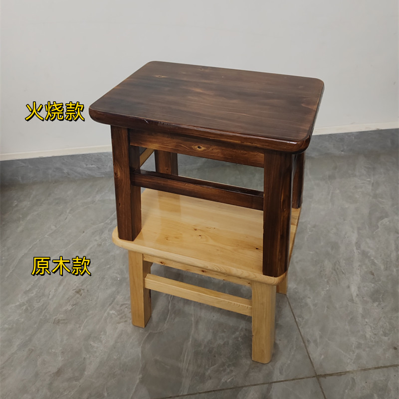 柏木小木凳方f凳家用客厅儿童矮凳板凳茶几凳换鞋凳木质登木头凳