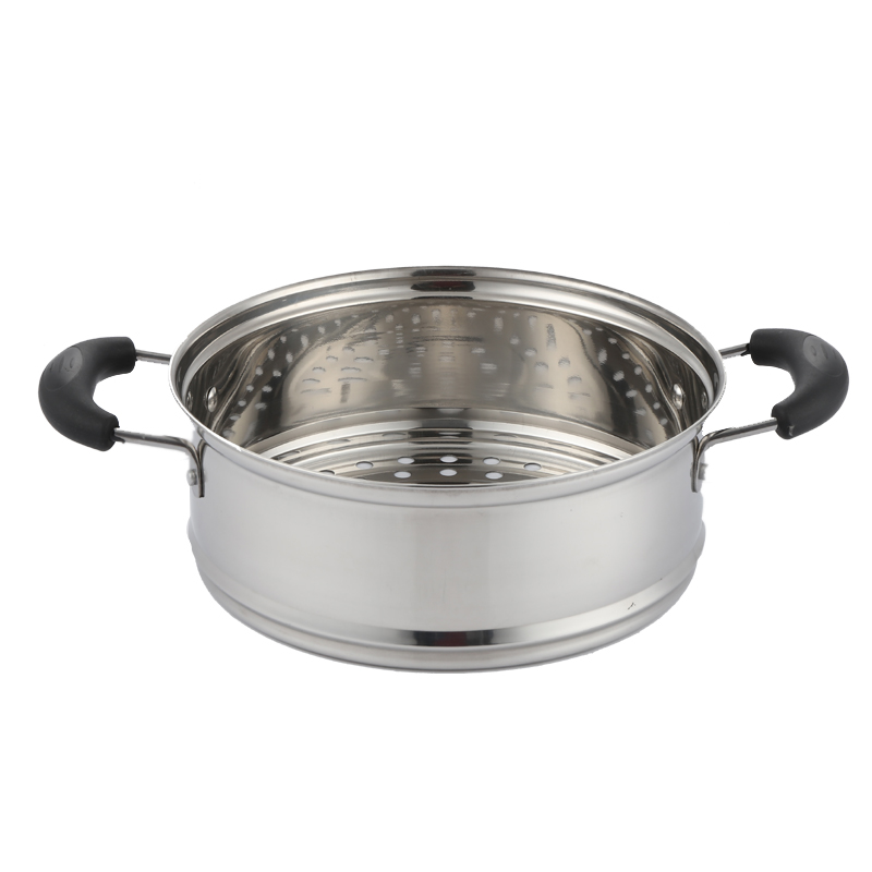 加厚笼屉不锈钢g蒸格小笼包蒸笼蒸屉一体家用蒸锅18/20/22/24/26c