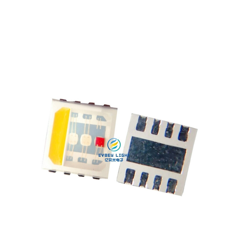 LED贴片5050RGBW四合一灯珠5054红蓝绿白4色0.8W2W红蓝绿白光2W