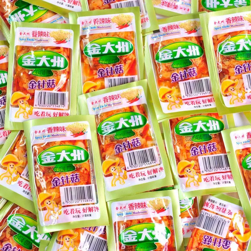 金大洲金针菇开袋即食小零食