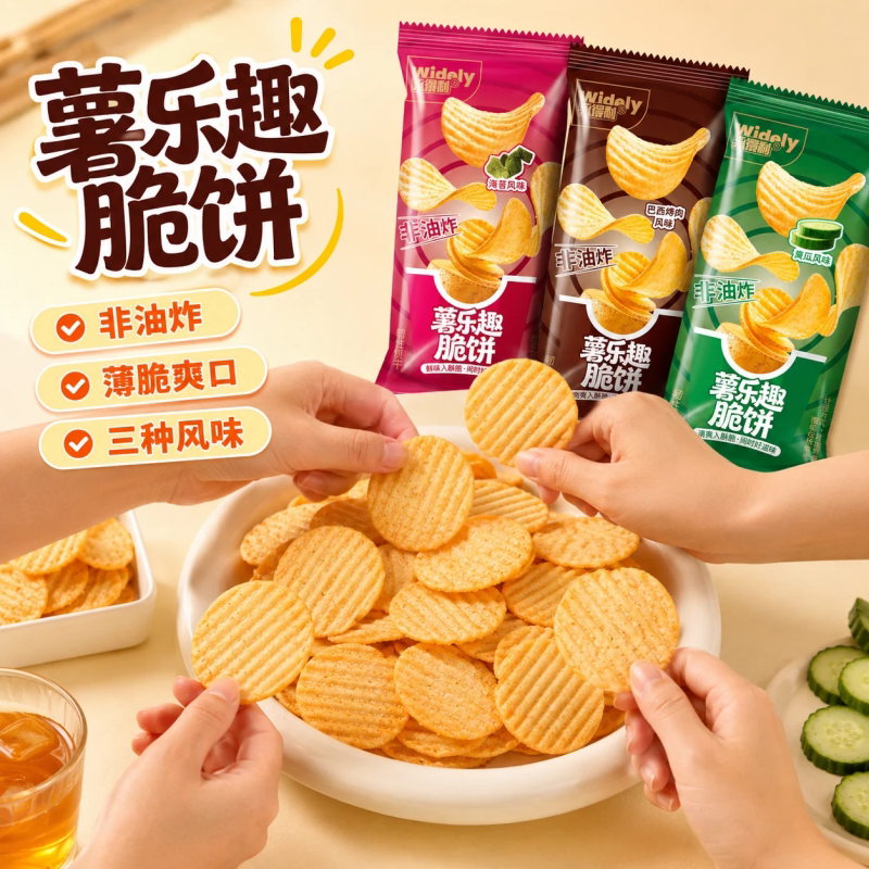 永得利薯乐趣非油炸薄脆饼干