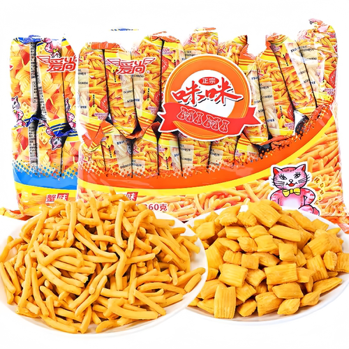 爱尚咪咪虾条虾味薯条蟹味粒