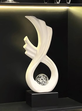 中式风生水起陶瓷摆件客厅玄关电视柜酒柜装饰品高级感家居装饰品