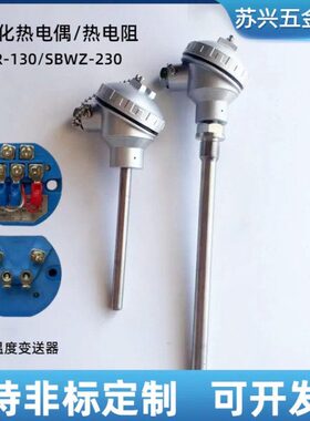 热电偶热电阻传感器12310PK-W一体化温度变送器Z防水SB测温探头t0
