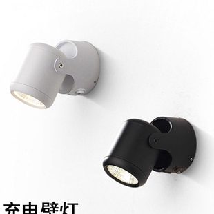 充电款壁灯免接线卧室床头儿童房主卧网红装饰画电视背景墙免布线