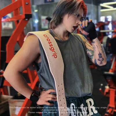情侣软健身腰带牛皮护腰带专业g拉ipr硬伽满cross举重深蹲三层