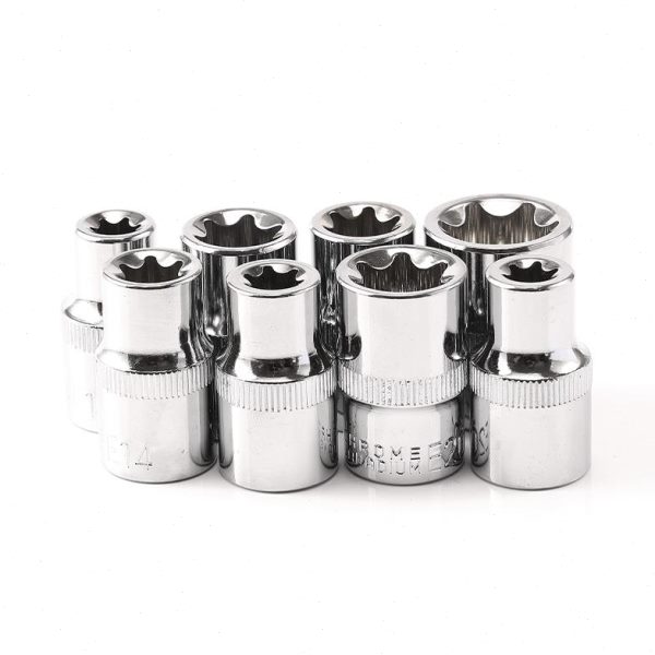 e型套筒 大飞花键套筒花型套筒E10E16E18E20E22 内花套筒工具套装