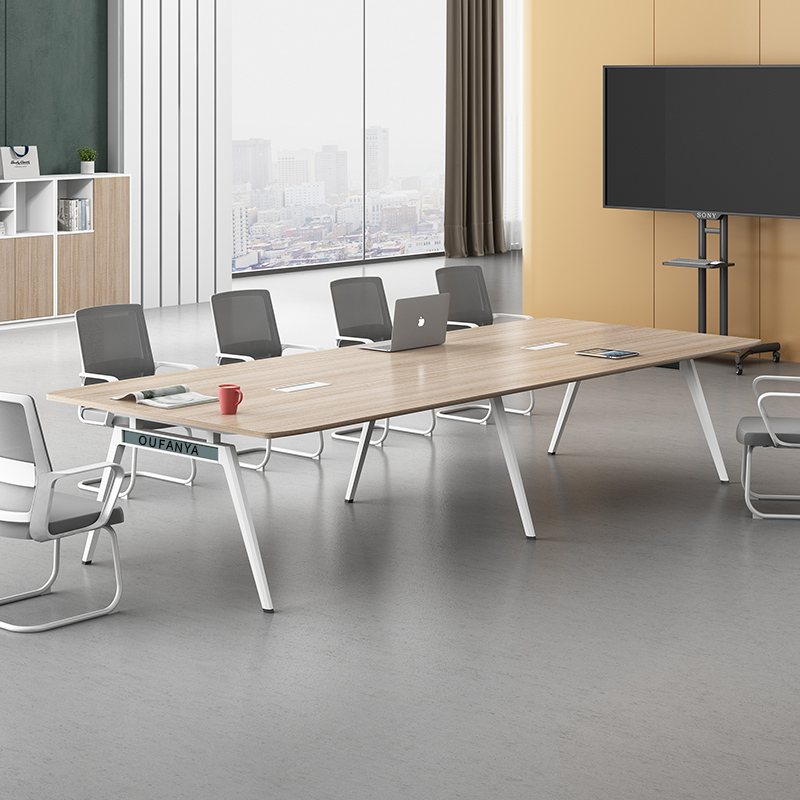 现代会议桌长桌培训接待洽淡会议室办公家具小型办公桌椅