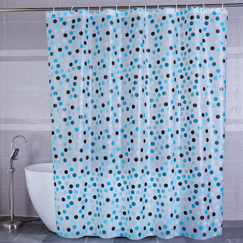 浴室浴帘装免打孔防水加厚防霉挂帘防水布淋浴隔断洗澡帘子