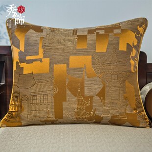 新罗汉床垫子五件锦衣玉食古典红木沙发坐垫飘垫防滑定制