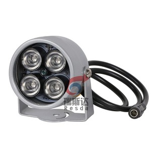 监控红外补光灯940nm无红曝肉眼不可见光 12V12W夜视不发光补光灯