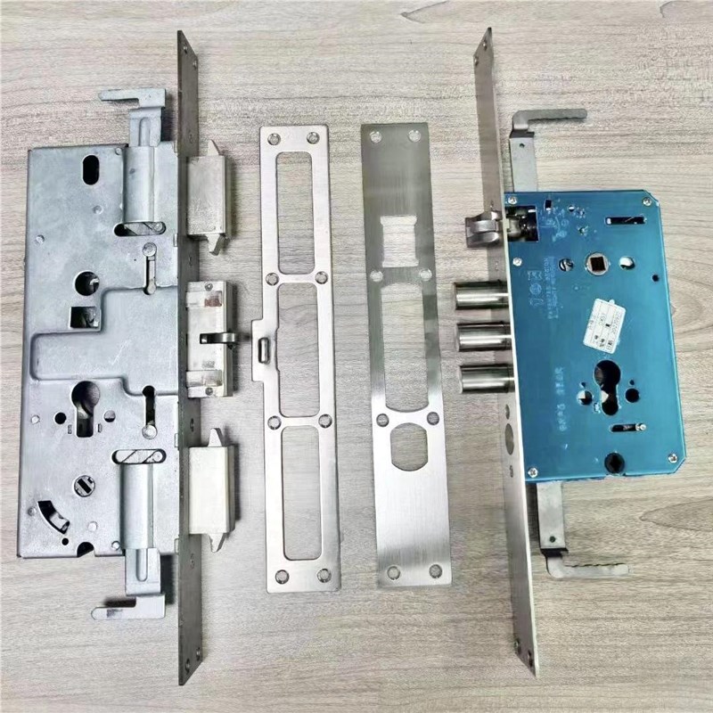 替换德盾防盗门7型锁体全钢防卡一档锁体*388联动一档固定勾