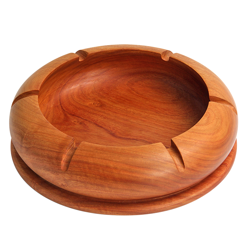 红木烟灰缸 整木根雕烟灰盒实木质家用办公室烟灰缸中式酒店创意