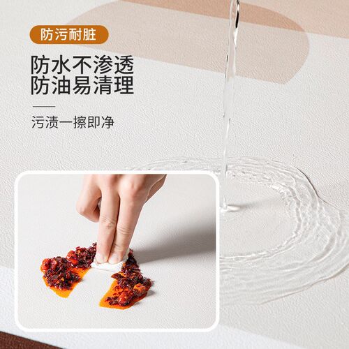 防水防油免洗小圆桌桌布造皮革桌垫茶几防滑垫布圆形餐桌垫大圆