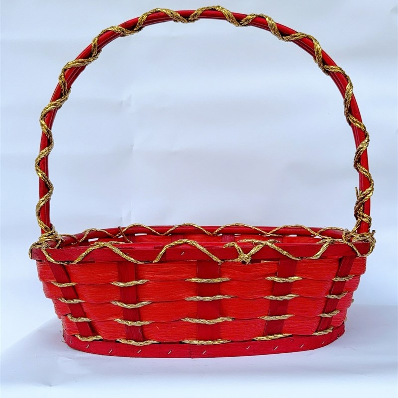 水果篮柳编手提篮节日送礼花篮鸡蛋篮高档礼品篮菜篮结婚水果篮子