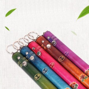 * 三弦朗月 牛皮 扬琴琴竹筒 扬琴键子筒小号 中号 大号