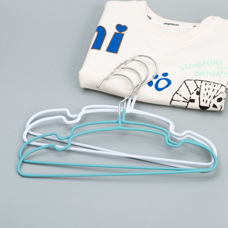 儿童衣架中童大童衣架宝宝小衣架无痕加粗防滑家用衣挂新生儿小孩