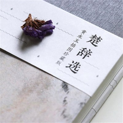 守藏楚辞选黄永玉插画 诗经选张大千插画诗画共赏 声律启蒙 茶经
