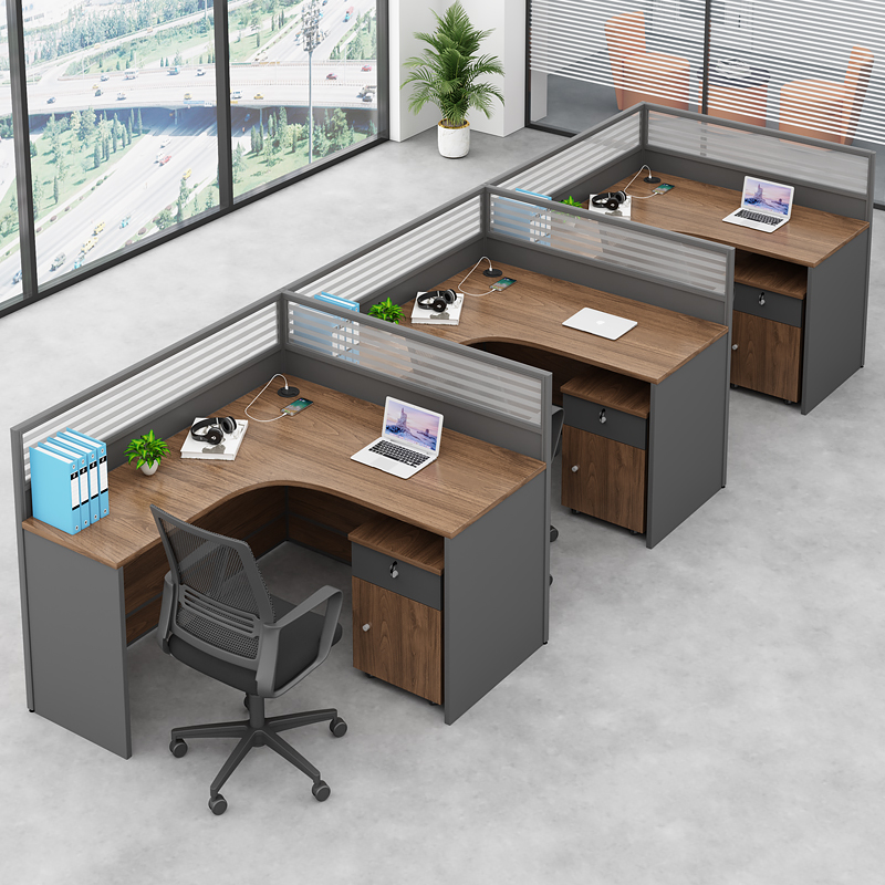 工位办公桌人位卡座公司屏风卡位办公室桌椅办公桌子 办公室
