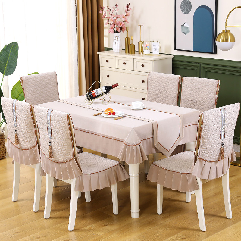 高档餐桌椅子罩家用桌布椅椅垫装防滑夹棉刺绣布艺,居家布艺,椅套/椅垫,淘宝优惠券,粉丝福利购,淘宝优惠卷