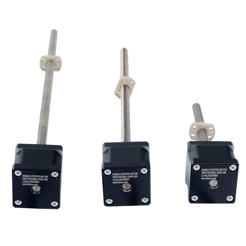 海默生T型丝杆步进电机20/28/35/42/57/86直线电机马达丝杠套装