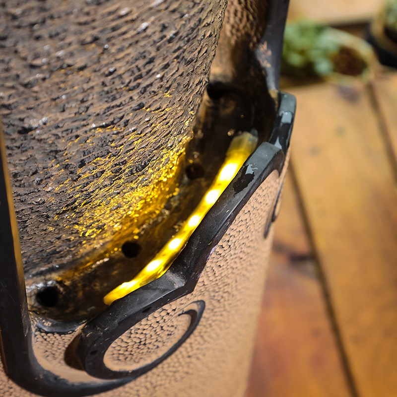 汉韵堂客厅落地流水摆件室内喷泉景观电视柜旁循环水家居装饰水景