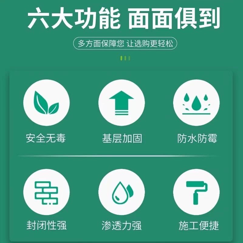 墙固界面剂固化固沙宝家用内墙加固剂防水防潮水泥墙面胶地固基面